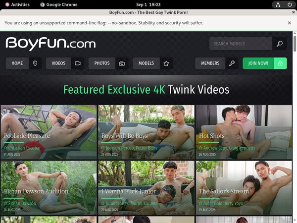 $1 Boy Fun Trial Membership
