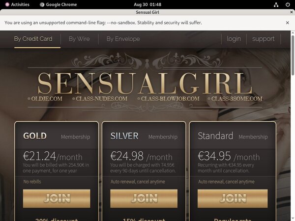Account Premium Sensualgirl.com