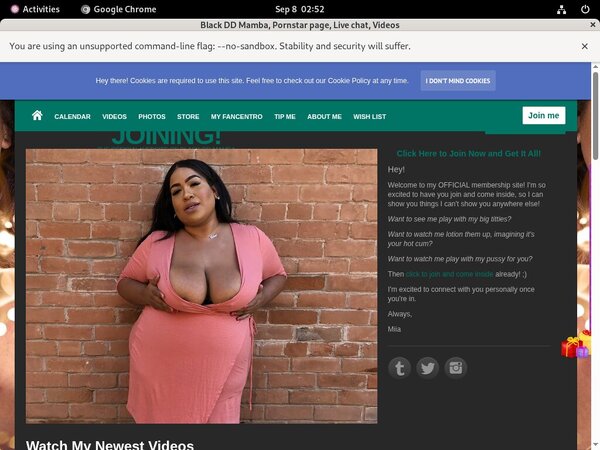 Black DD Mambapassword