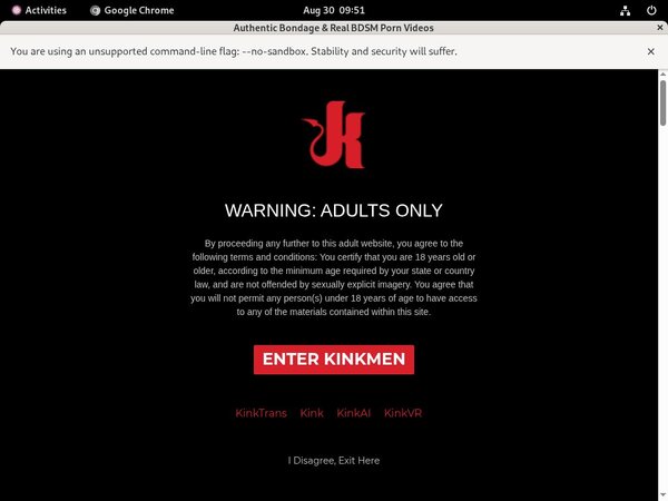 Discount Kink Men Sign Up