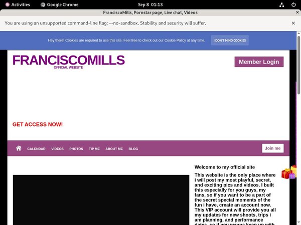 Franciscomills.modelcentro.com Pornstars