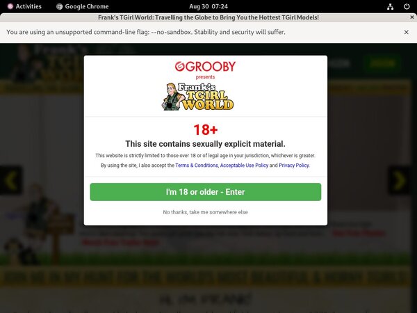 Franks-tgirlworld.com Member Passwords