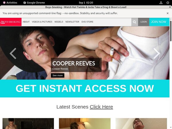 Free Account On Boyssmoking