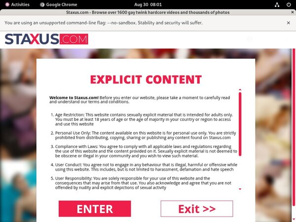 Free Account On Staxus Free Account On Staxus