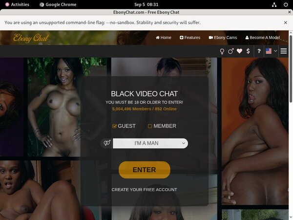 Free Ebonychat Site Rip