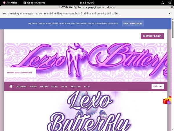Free Lexobutterflyxxx.com Sign Up