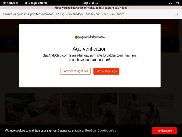 Gay Arab Club Registration Form