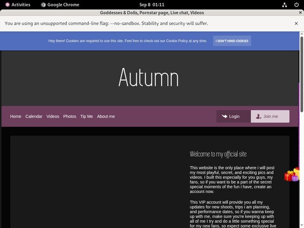 Goddesses & Dolls Login Details