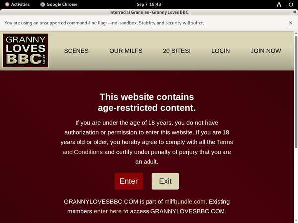 Grannylovesbbc.com Password Account