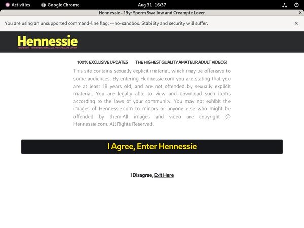 Hennessie.com Fuck