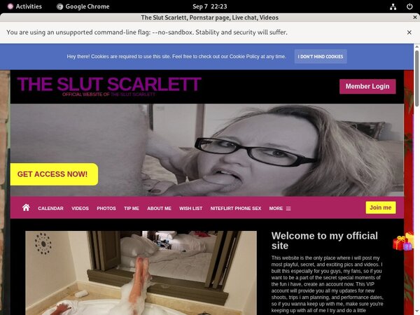 How To Get On TheSlutScarlett For Free