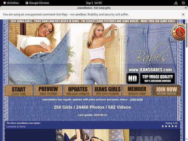 Jeansbabes Password List