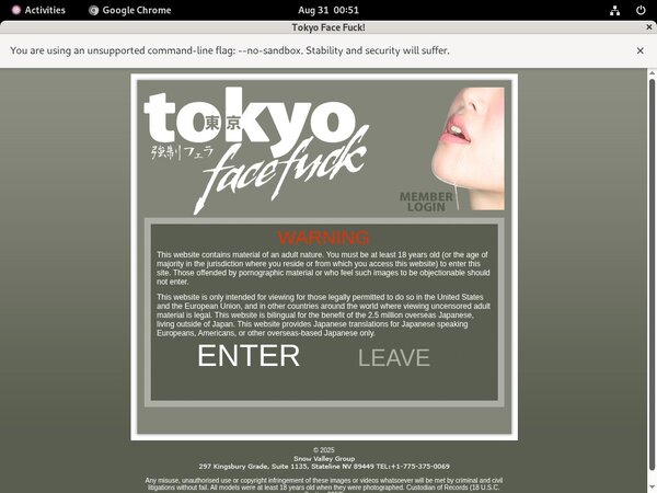 Log In Tokyofacefuck