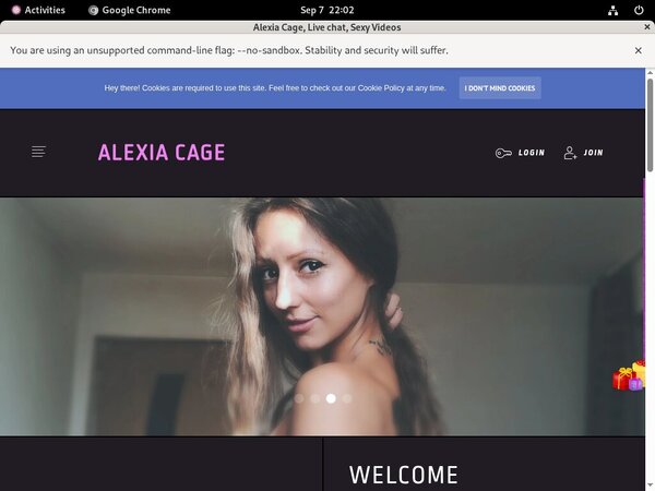 Login To Alexia Cage For Free