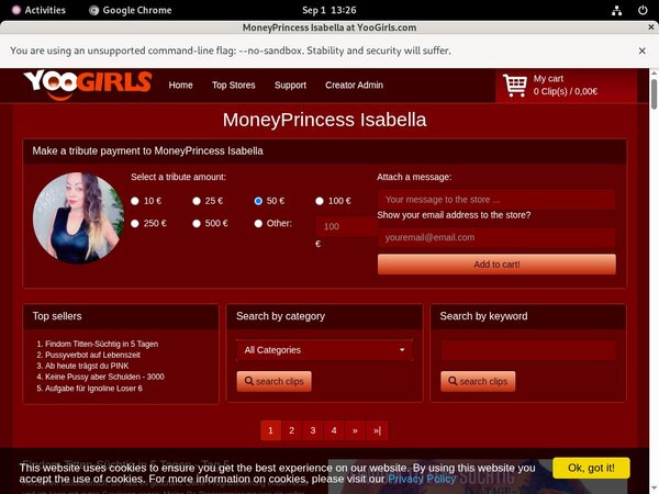 MoneyprincessIsabell Day Trial Membership MoneyprincessIsabell Day Trial Membership