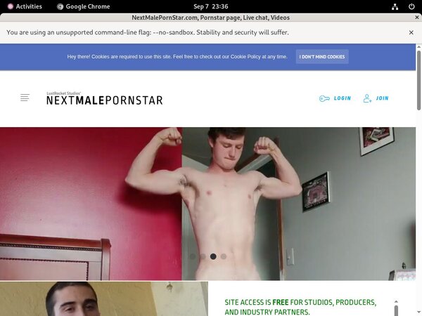 Nextmalepornstar.com Get Account