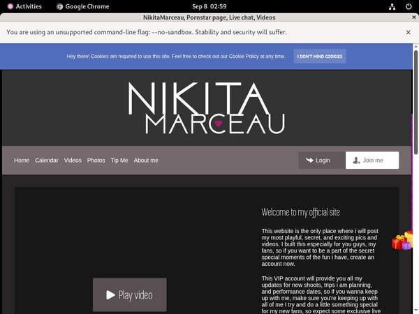 NikitaMarceau Free Tour