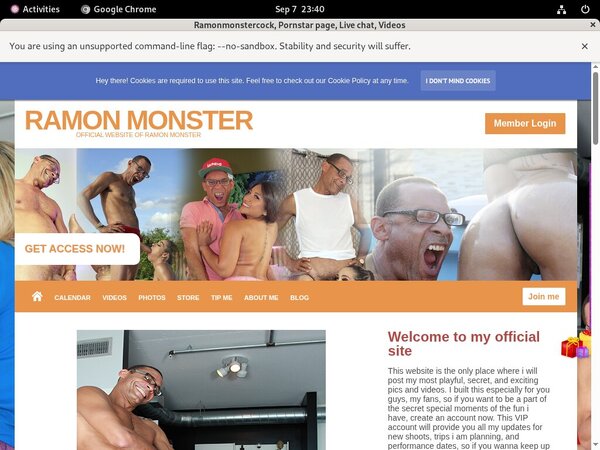 Ramonmonstercock Site Review