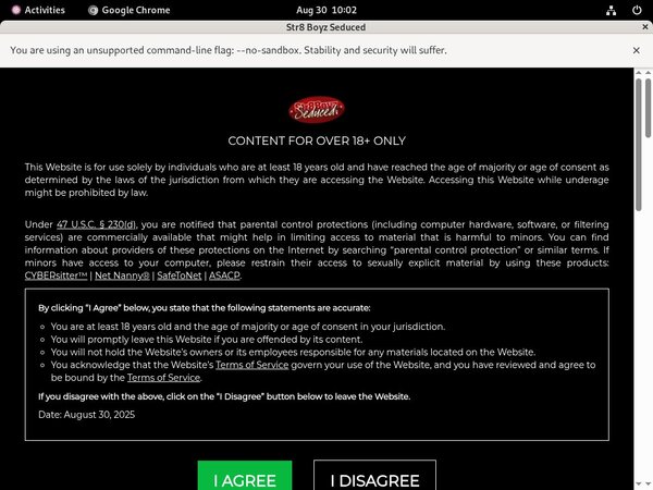 Str8 Boyz Seduced Discount Login