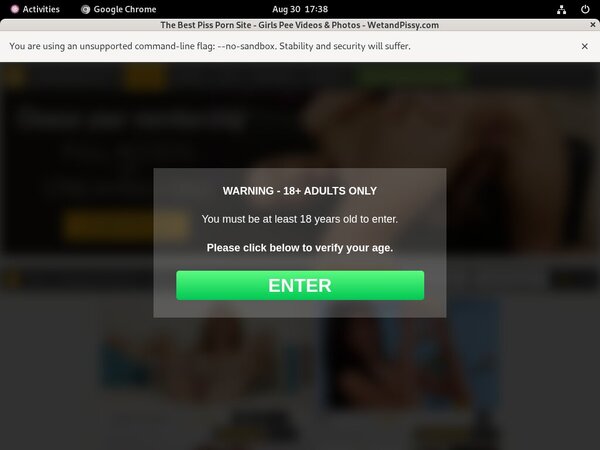 Wet And Pissy Login Information Wet And Pissy Login Information