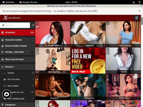 X Love Cam Password Bugmenot