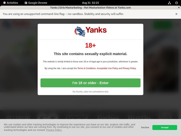 Yanks.com Update