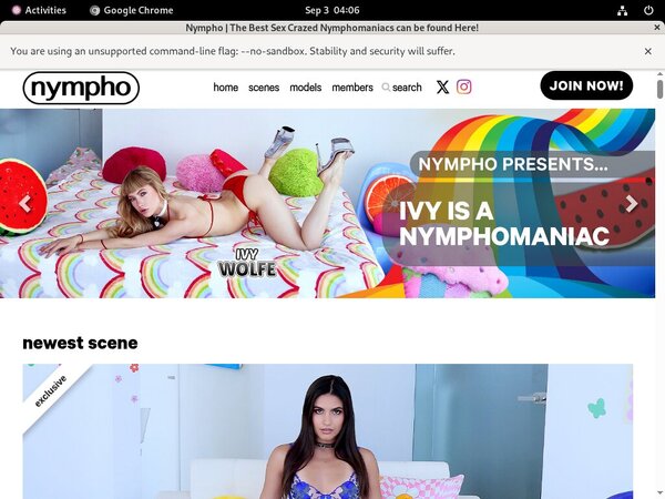 Nympho Website