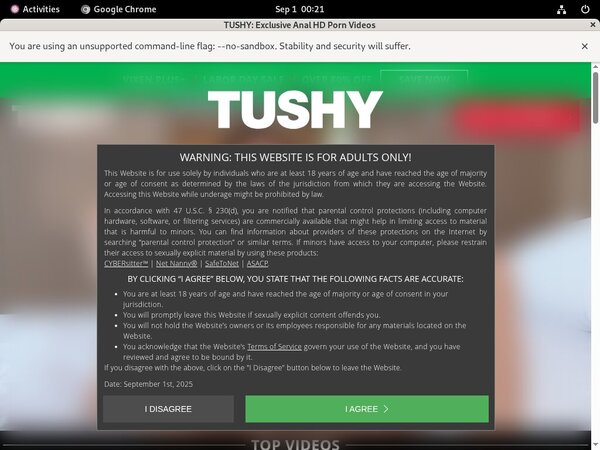 Free Tushy Account
