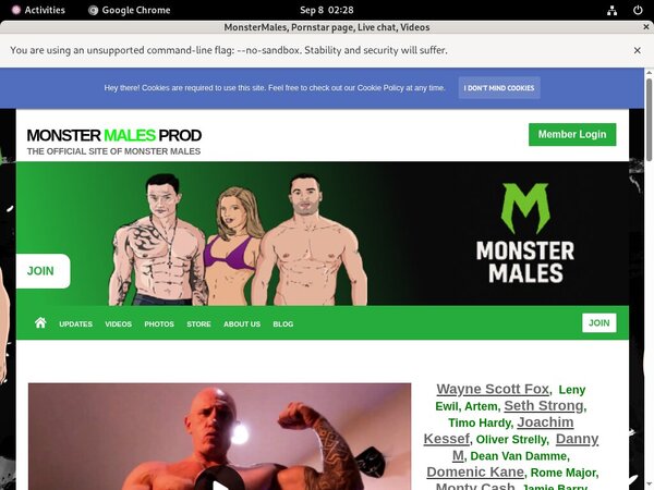 MonsterMales Website MonsterMales Website