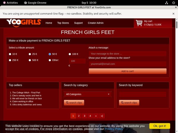 What Is FRENCHGIRLSFEET