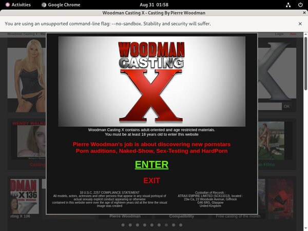 Woodmancastingx.com Checkout Form